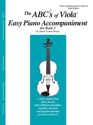 ABC'S OF VIOLA #3 PIANO ACCOMP cover